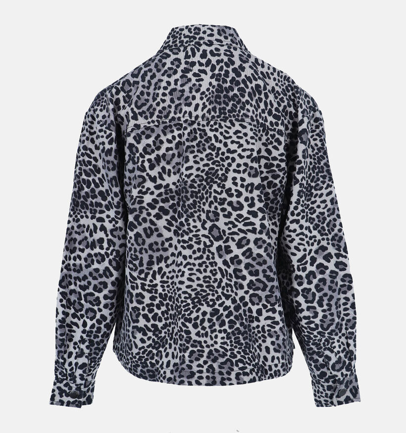 JDY Ray Chemise en Gris/Leopard pour femmes (359948)