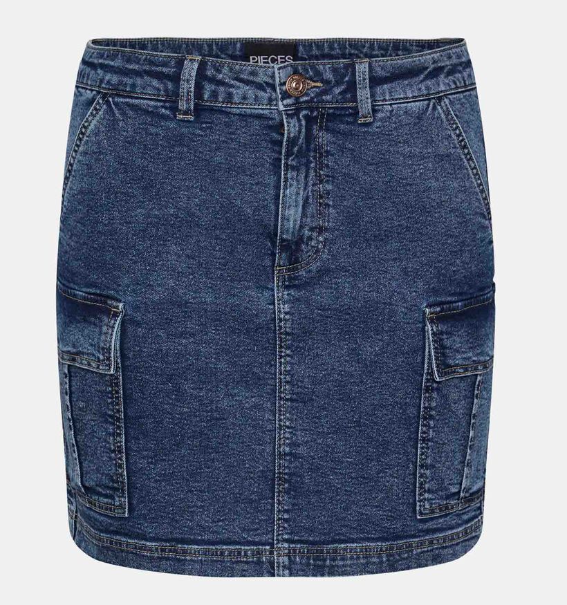 Pieces Jessie Jupe en jeans en Bleu pour femmes (335155)