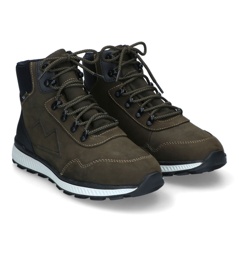 Safety Jogger Adventure Street Chaussures de randonnée en Cognac pour hommes (326991) - pour semelles orthopédiques