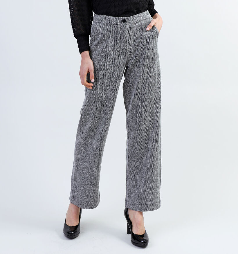 Vila Irina HW Grijze Wijde Broek voor dames (342085)