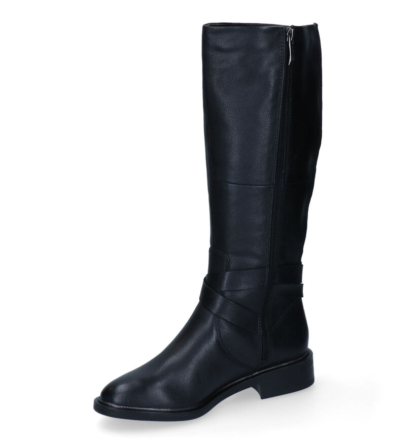 Tamaris Bottes en Noir en cuir (297168)