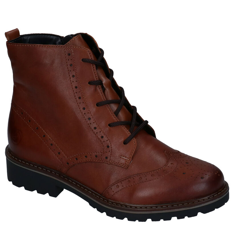 Remonte Bottines en Cognac en cuir (298054)