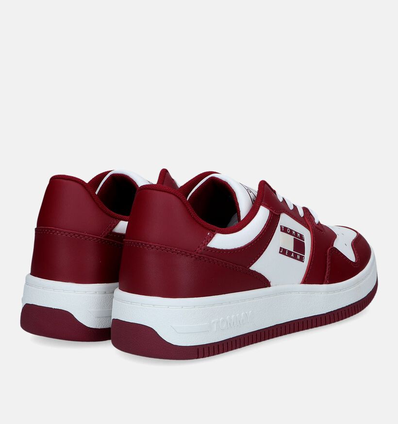 Tommy Hilfiger Retro Bordeaux Sneakers voor dames (329325) - geschikt voor steunzolen