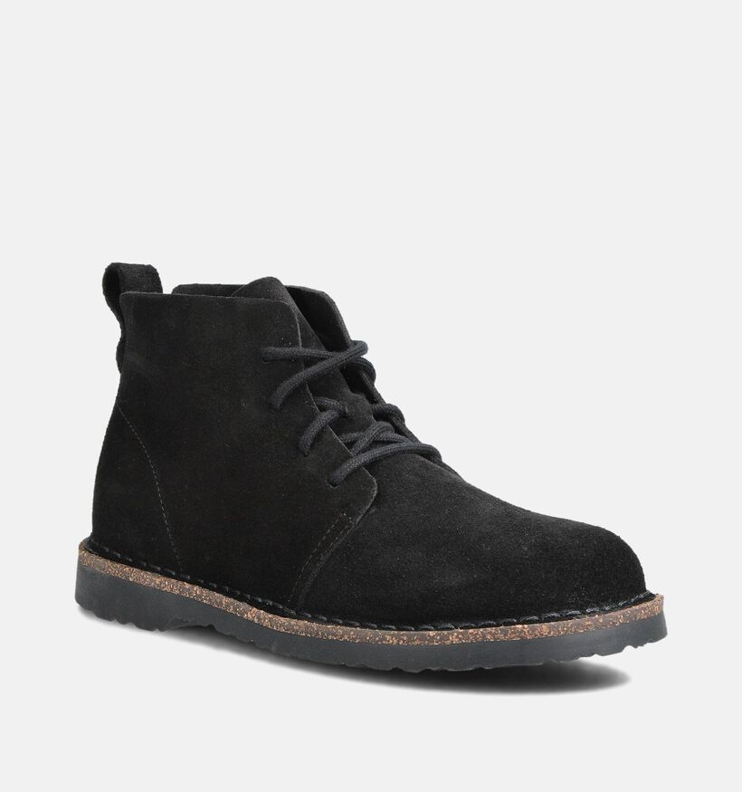 Birkenstock Uppsala Mid Zwarte Desert Boots voor dames (360249) - geschikt voor steunzolen