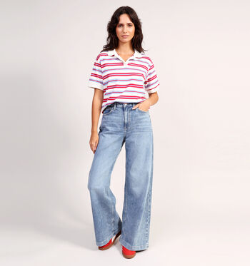 Wide leg jeans bleu L32