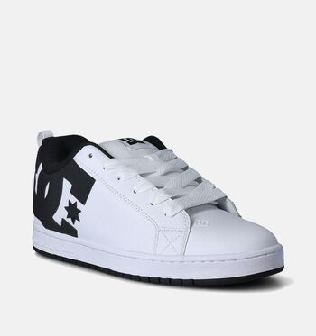 DC Shoes Court Graffik Low Baskets Black/White/Noir/Blanc