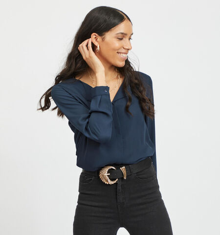 Blouse bleu
