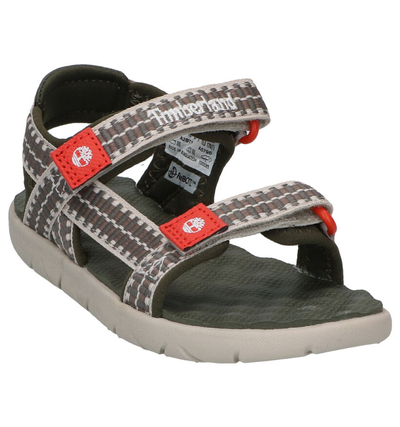 Timberland Perkins Row Webbing Groene Sandalen voor jongens (305833)