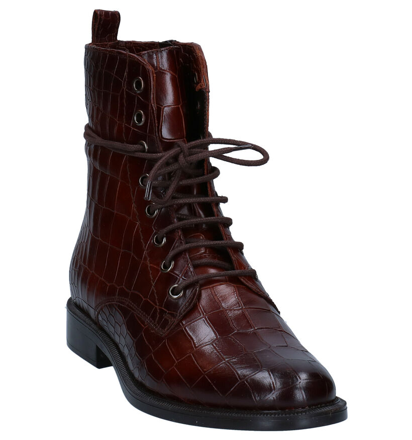 Hampton Bays Sonia Bottines en Cognac pour femmes (295763)