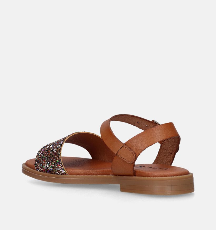 Milo & Mila Cognac Sandalen voor meisjes (340777)