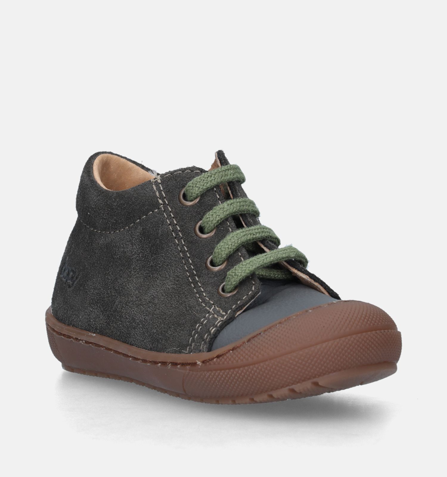 Bopy Joko Chaussures pour bebe en Vert kaki Filles Garcons Chaussons bebe en ligne sur TORFS.BE