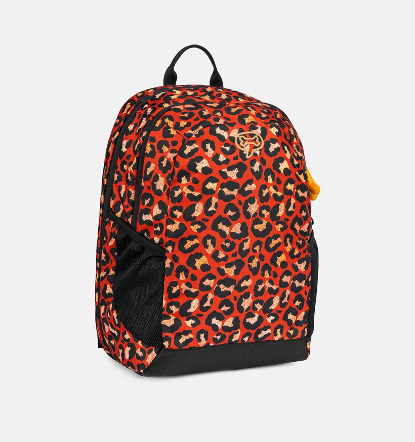 STONES and BONES Elan Rode Rugzak met Leopard Print voor meisjes (359368)