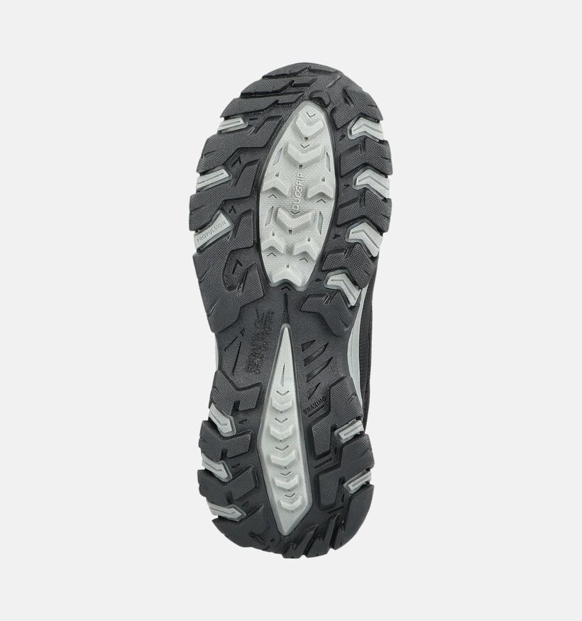 Regatta Holcome III Zwarte Wandelschoenen voor jongens (377169) - geschikt voor steunzolen