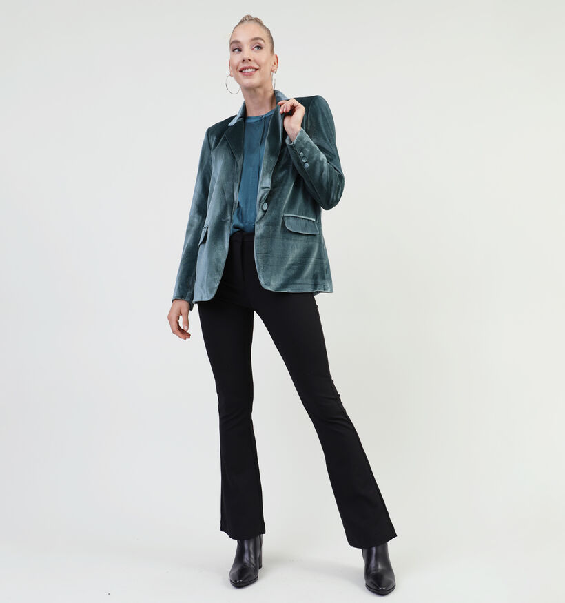 Vila Cam Blazer en velours en Vert pour femmes (332550)