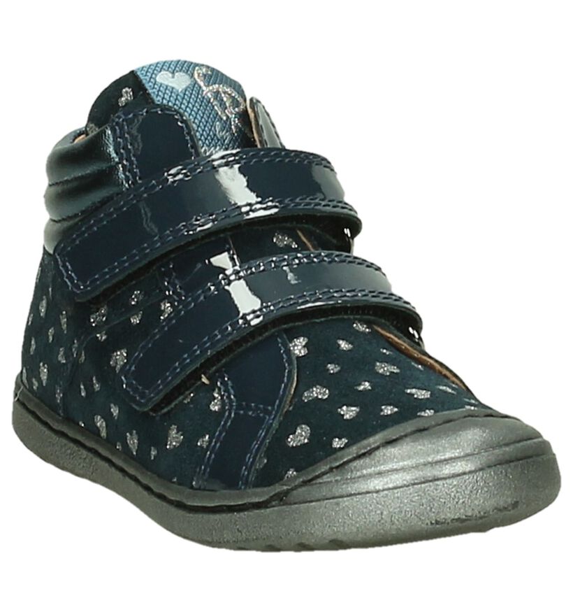 Hoge Schoenen Blauw FR by Romagnoli in lakleer (203503)