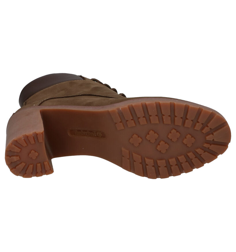 Timberland Allington 6IN Taupe Enkellaarzen voor dames (313454)