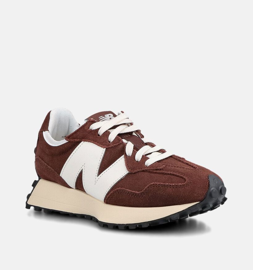 New Balance 327 Donkerbruine Sneakers voor dames (374984) - geschikt voor steunzolen