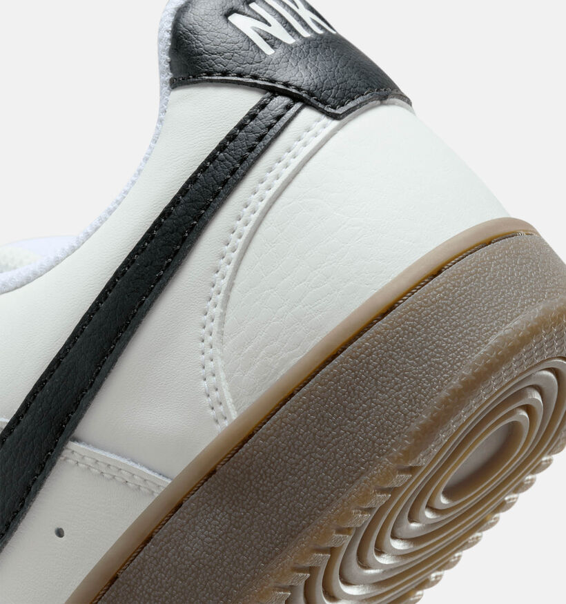 Nike Court Vision Low Baskets en Blanc pour hommes, garçons (347851)