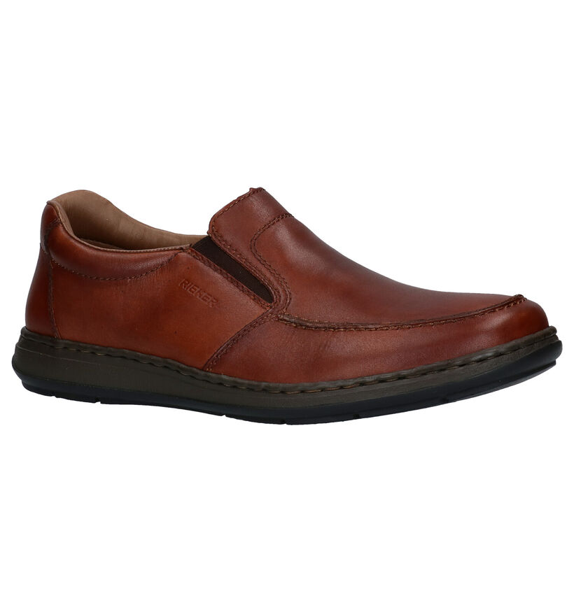 Rieker Chaussures sans lacets en Cognac en cuir (298467)