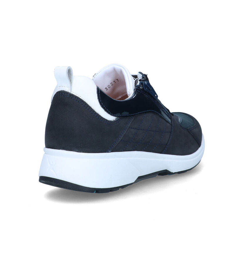 Xsensible Arona Blauwe Sneakers in nubuck (324721)