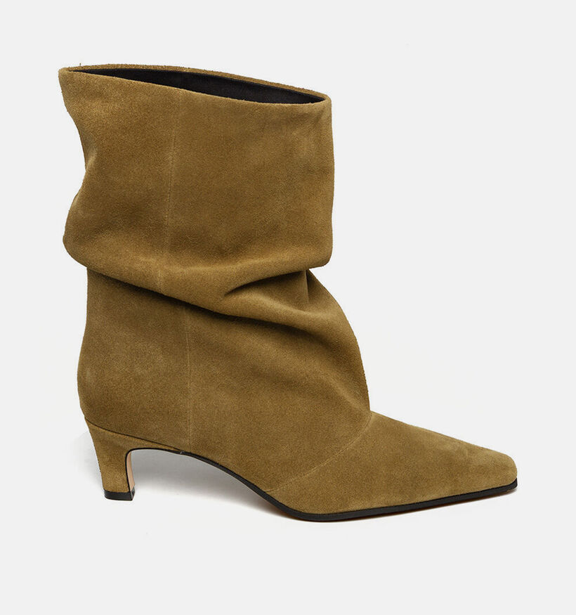 Steve Madden Vexa Bottines en Vert kaki pour femmes (378169)