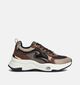 Mexx Palma Ora Beige/Bruine Sneakers voor dames (360054)