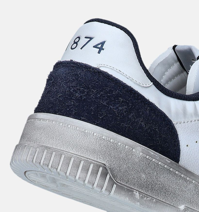 Lyle & Scott Culross Cup Low Witte Veterschoenen voor heren (356125) - geschikt voor steunzolen
