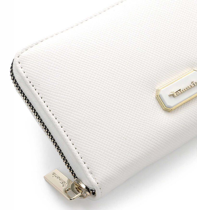Tamaris Anja Porte-monnaie zippé en Blanc pour femmes (338661)