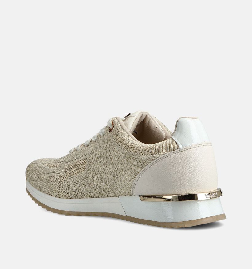 Mexx Gitte Glitter Ellen Beige Geklede Sneakers voor dames (367252) - geschikt voor steunzolen