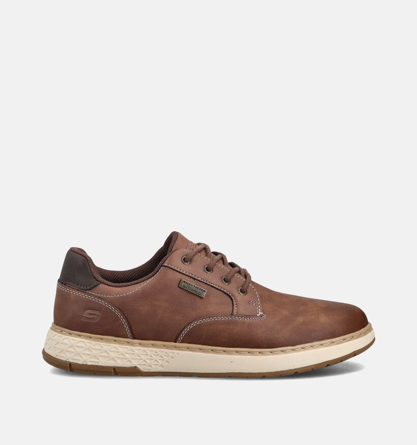 Skechers Garlan Pryor Cognac Veterschoenen voor heren (379523)
