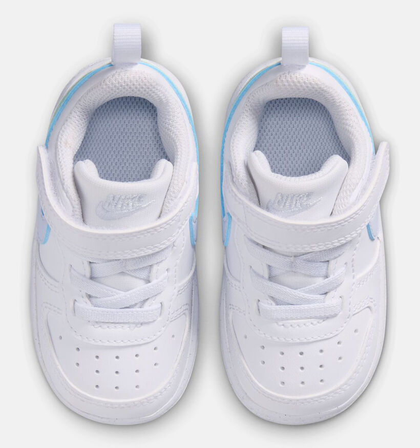 Nike Court Borough Low Witte Sneakers voor meisjes (376162)