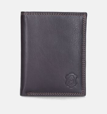 Porte-carte marron
