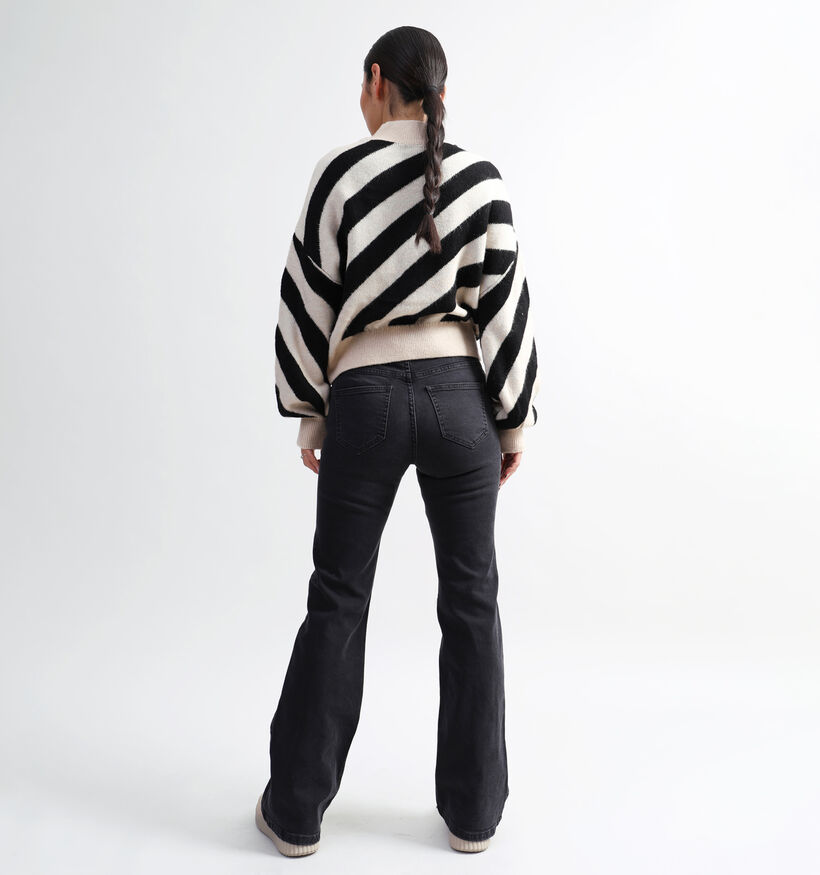 JDY Klara Pull rayé en Vert pour femmes (337238)