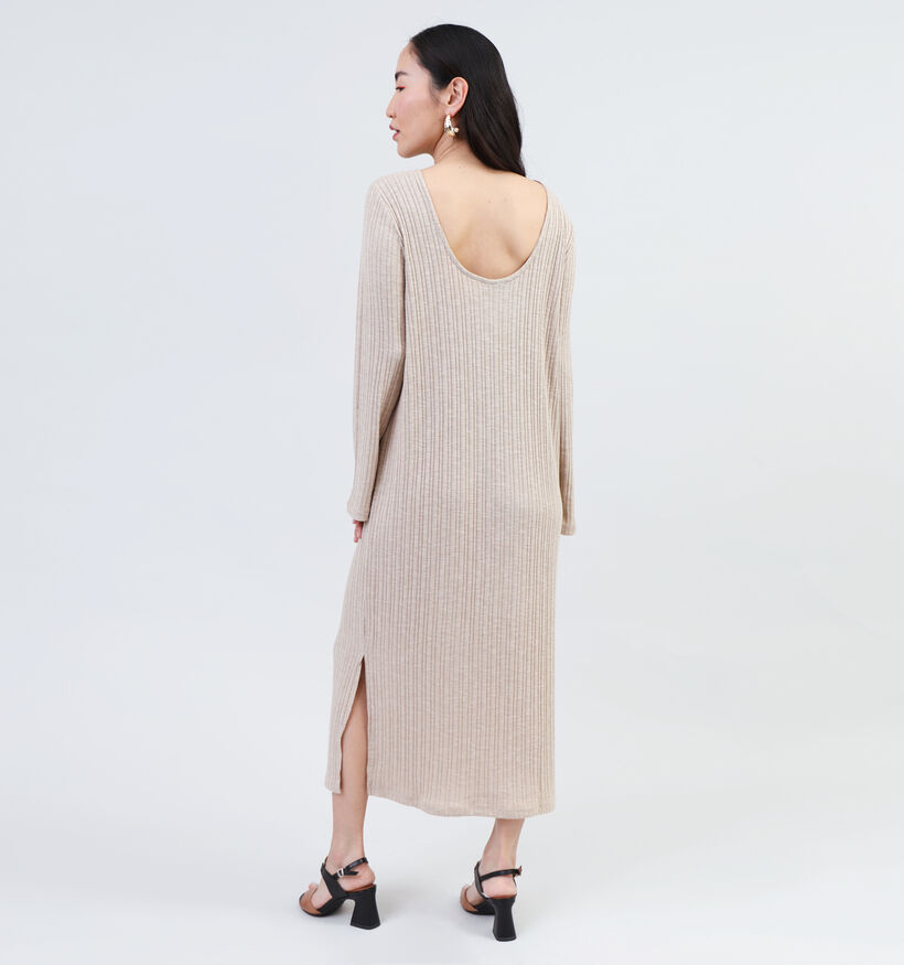 Pieces Lena Robe maxi en Beige pour femmes (342015)