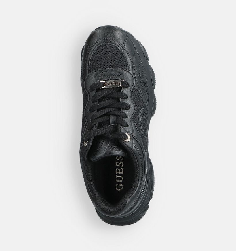 Guess Morriz Zwarte Sneakers voor dames (362356) - geschikt voor steunzolen