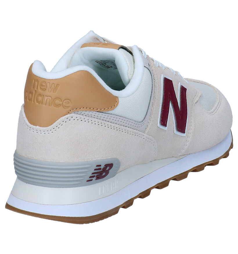 New Balance ML 574 Baskets basses en Gris pour hommes (353357) - pour semelles orthopédiques