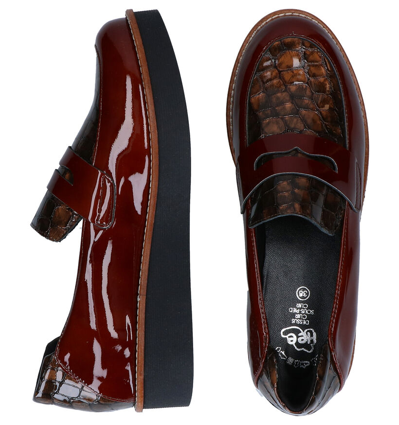 Hee Chaussures à enfiler en Cognac en cuir (298721)