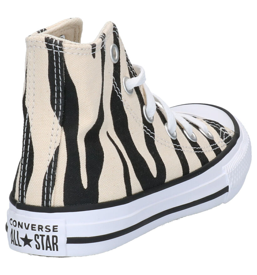 Converse Chuck Taylor AS Hi Baskets en Beige en textile (263506)