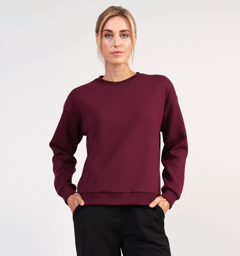 Vila Visandy Sweat Top Bordeaux Sweater voor dames (361329)