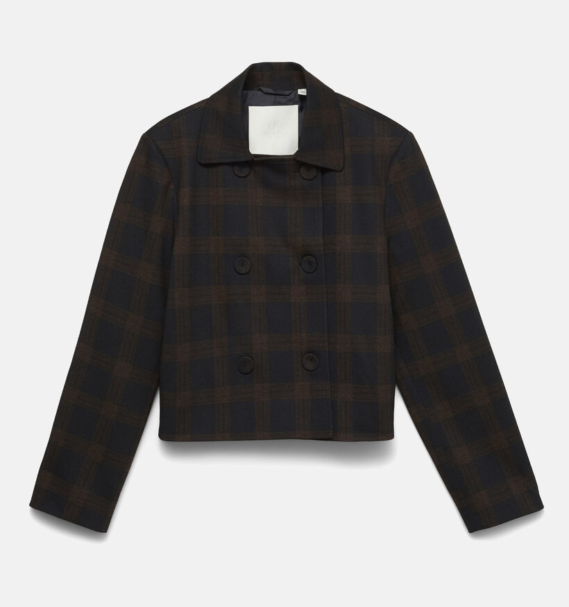 Vero Moda Malli Donkerblauwe Korte Blazer Geruit voor dames (379686)