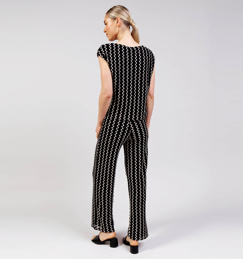 Vila Ellen Zwarte T-shirt met korte mouw voor dames (369495)