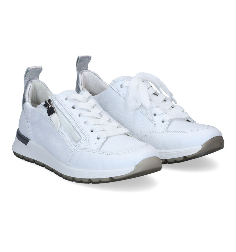 Ara Venice Witte Veterschoenen in leer (307665)