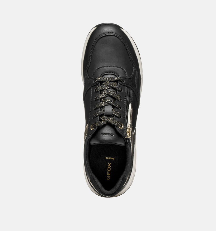Geox Bulmya Baskets Casual en Noir pour femmes (360129) - pour semelles orthopédiques