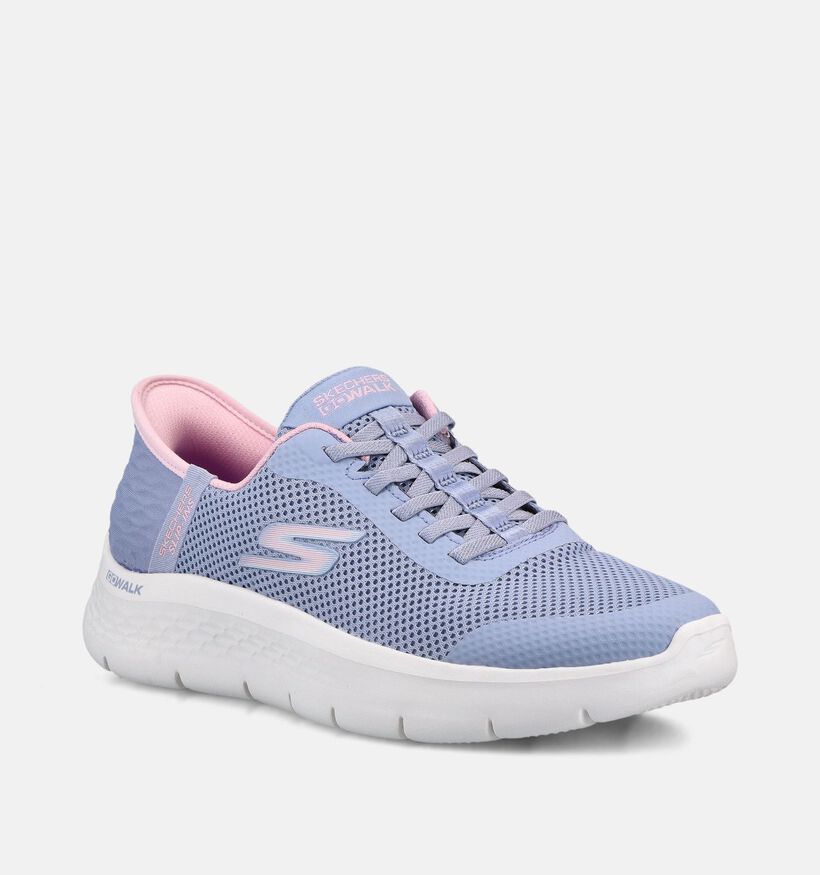 Skechers Go Walk Flex Grand Entry Lila Sneakers voor dames (375604)