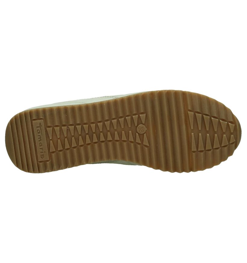 Tamaris Lichtbeige Veterschoenen, , pdp