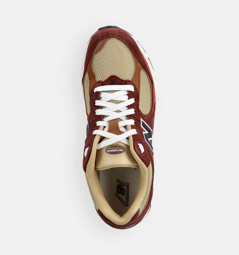 New Balance 2002 Baskets en Marron pour hommes (375120) - pour semelles orthop&eacute;diques
