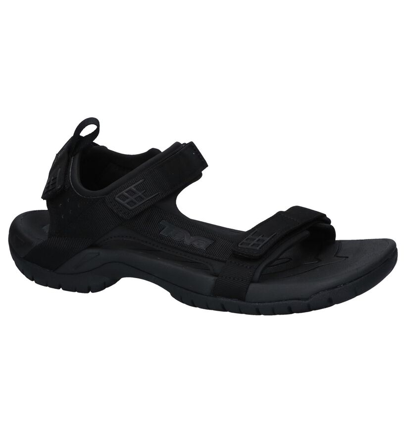 Teva Tanza Sandales en Noir en textile (242709)