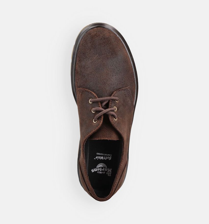 Dr. Martens 1461 3 Eye Chaussures classiques en Brun fonc&eacute; pour hommes (368294) - pour semelles orthop&eacute;diques