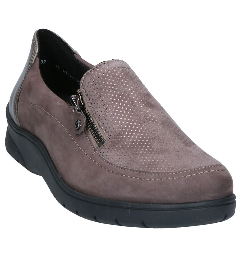 Ara Meran Taupe Instappers in nubuck (260835)