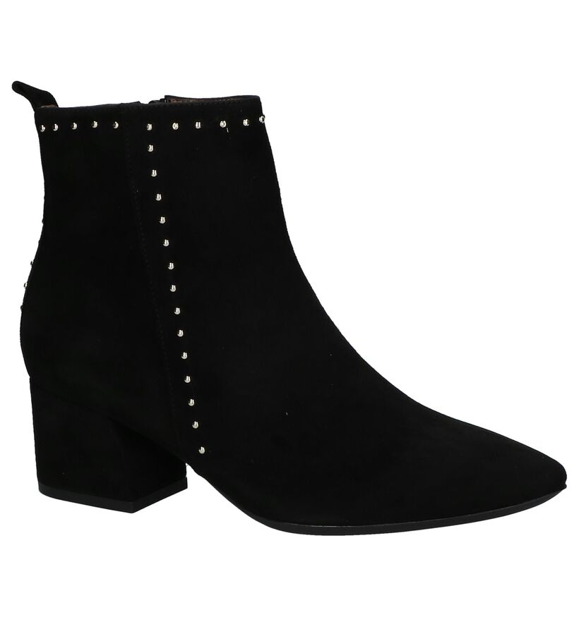 Wonders Bottillons en Noir en daim (232055)